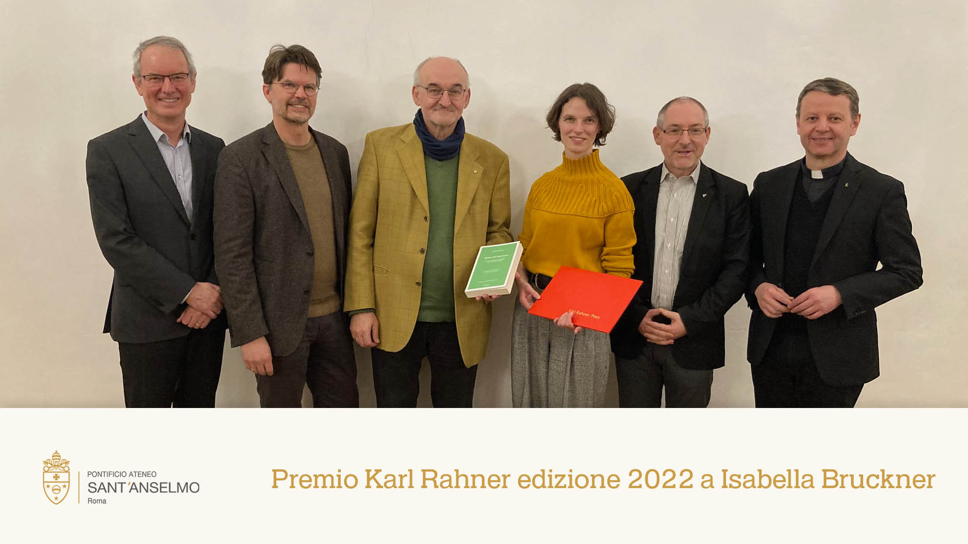 Premio Karl Rahner edizione 2022 alla nostra docente Isabella Bruckner 