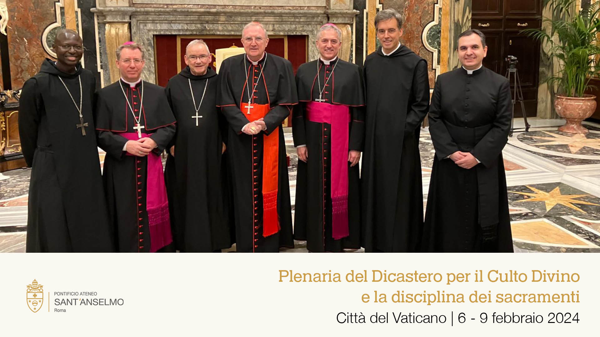 Sant’Anselmo in Vaticano alla Plenaria del Dicastero per il Culto Divino e la disciplina dei sacramenti