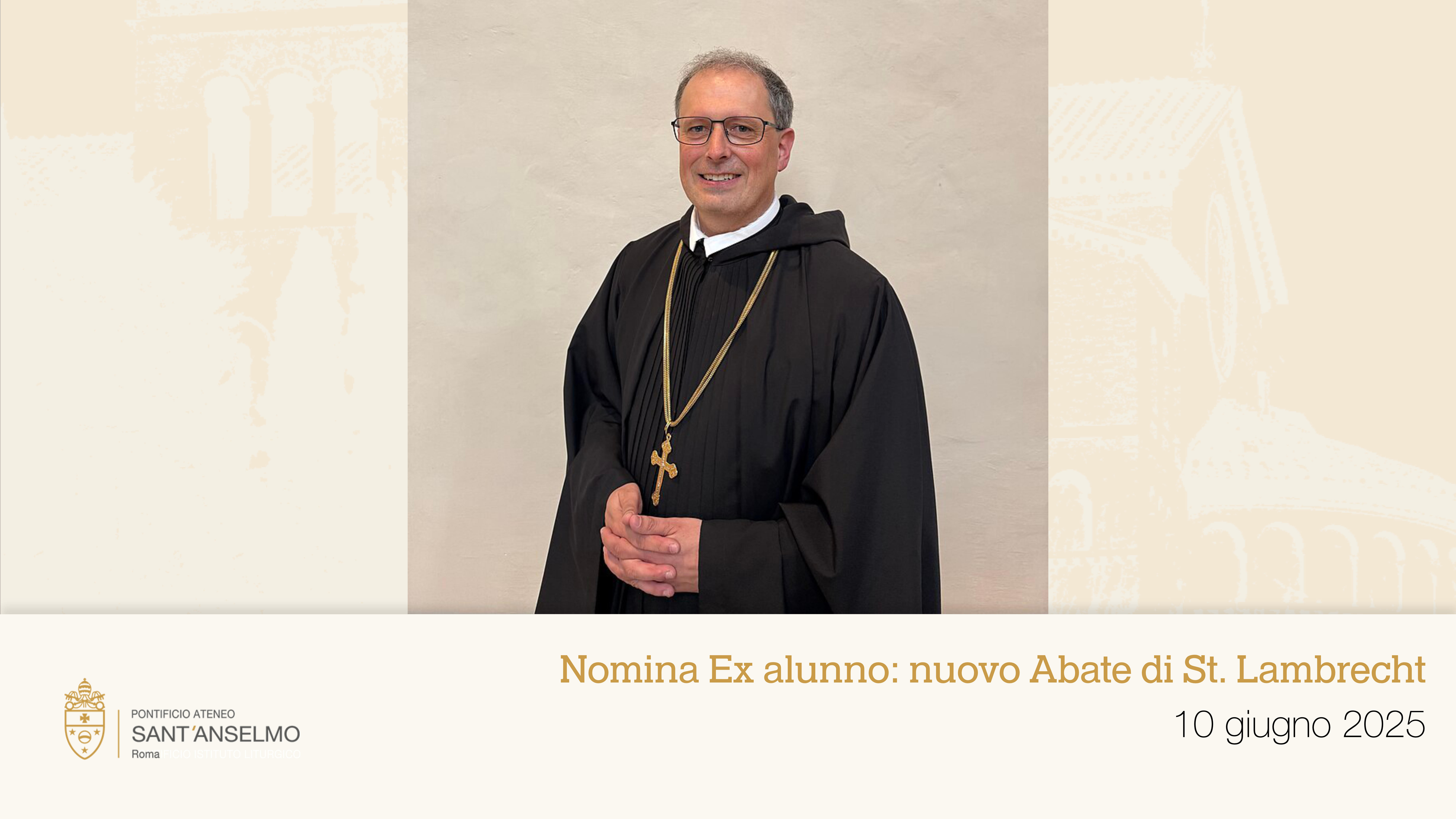 Nomina Ex alunno: nuovo Abate di St. Lambrecht