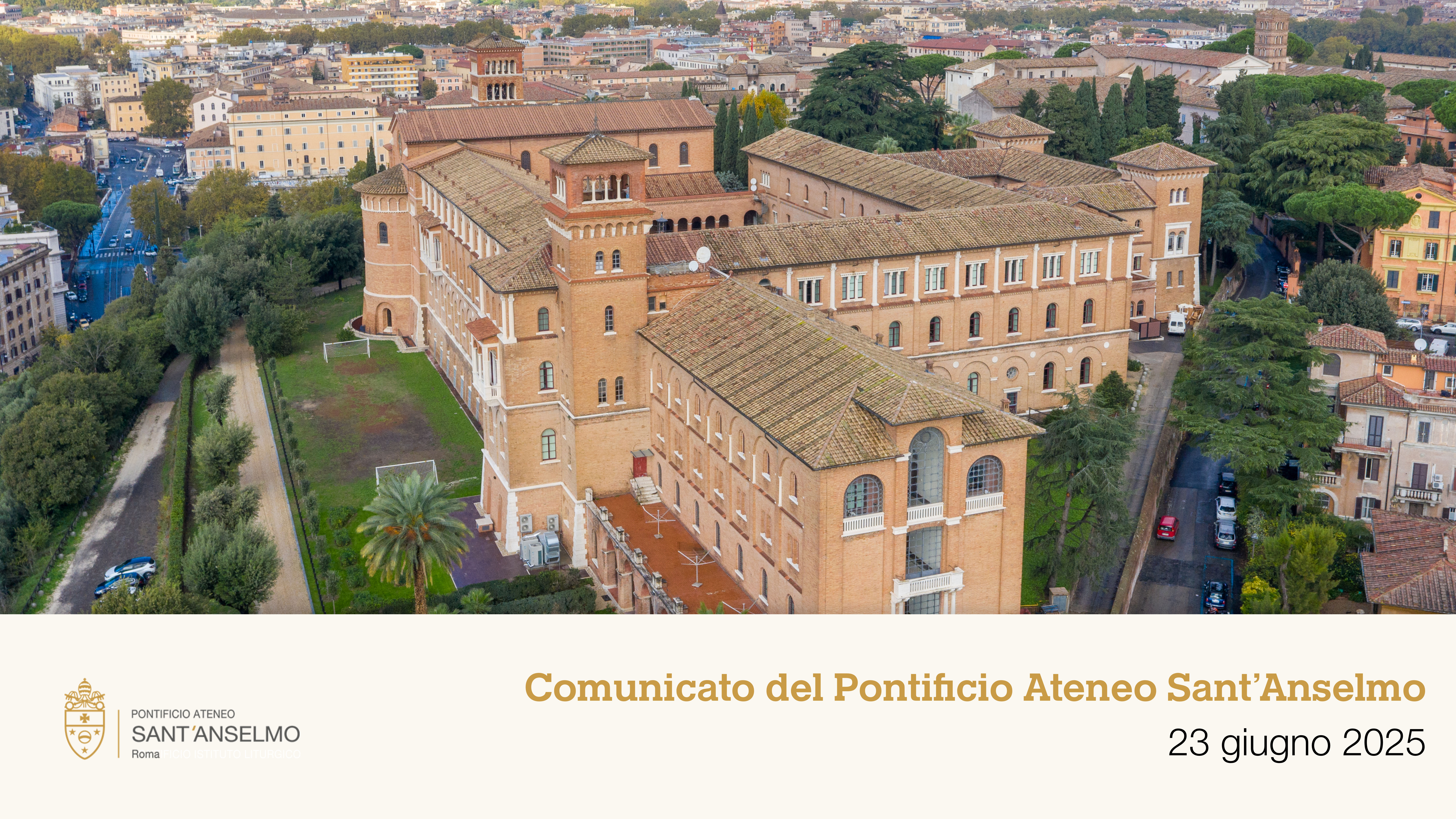 Comunicato del Pontificio Ateneo Sant’Anselmo