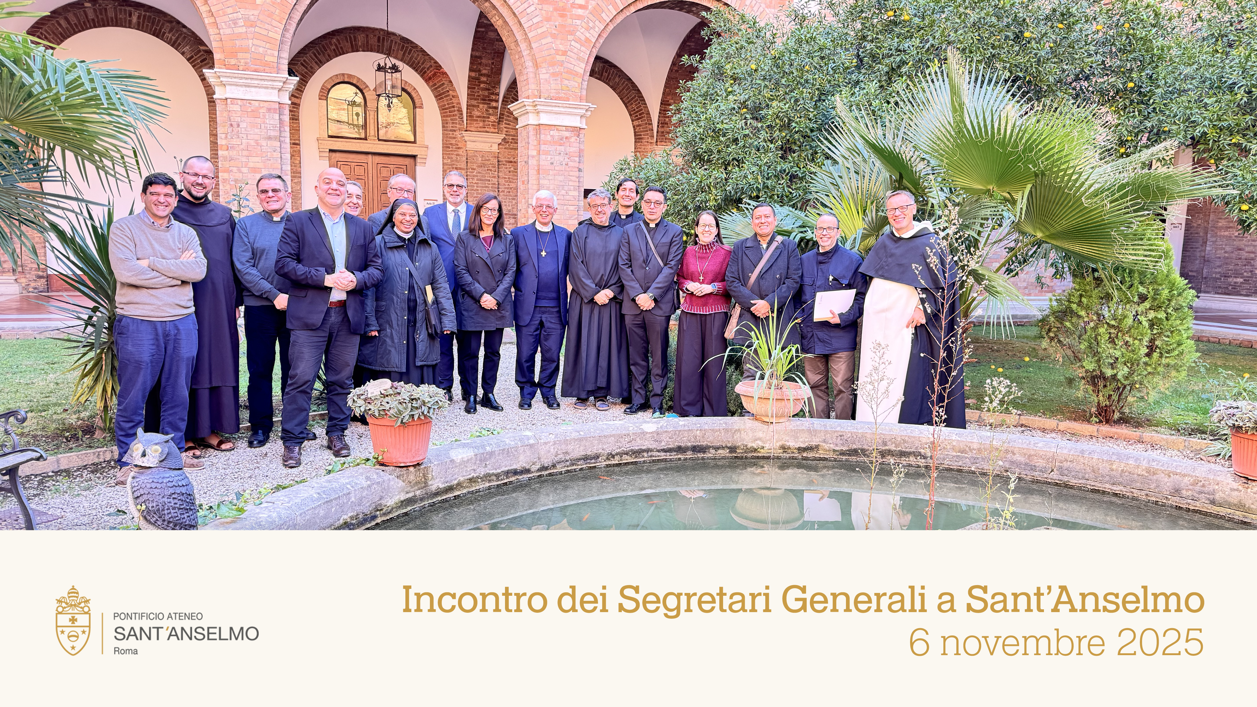 Incontro dei Segretari Generali a Sant'Anselmo