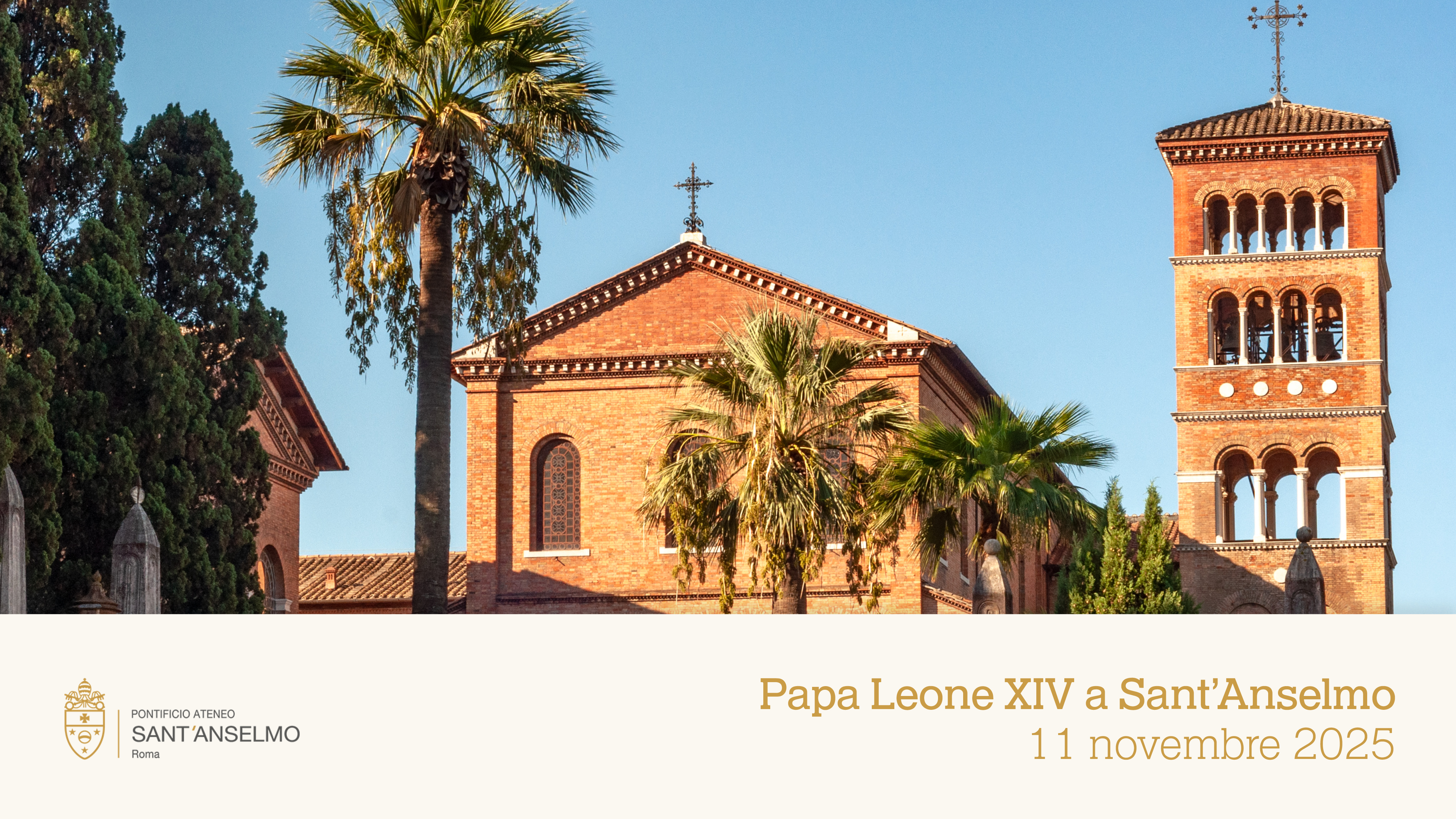 Papa Leone XIV a Sant'Anselmo