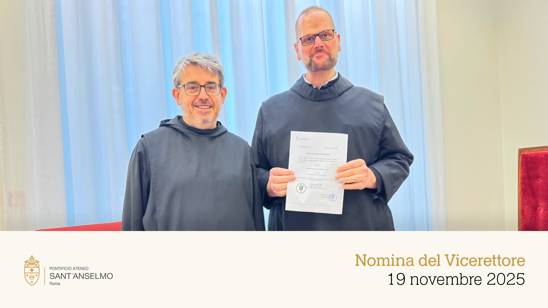 Nomina del Vicerettore