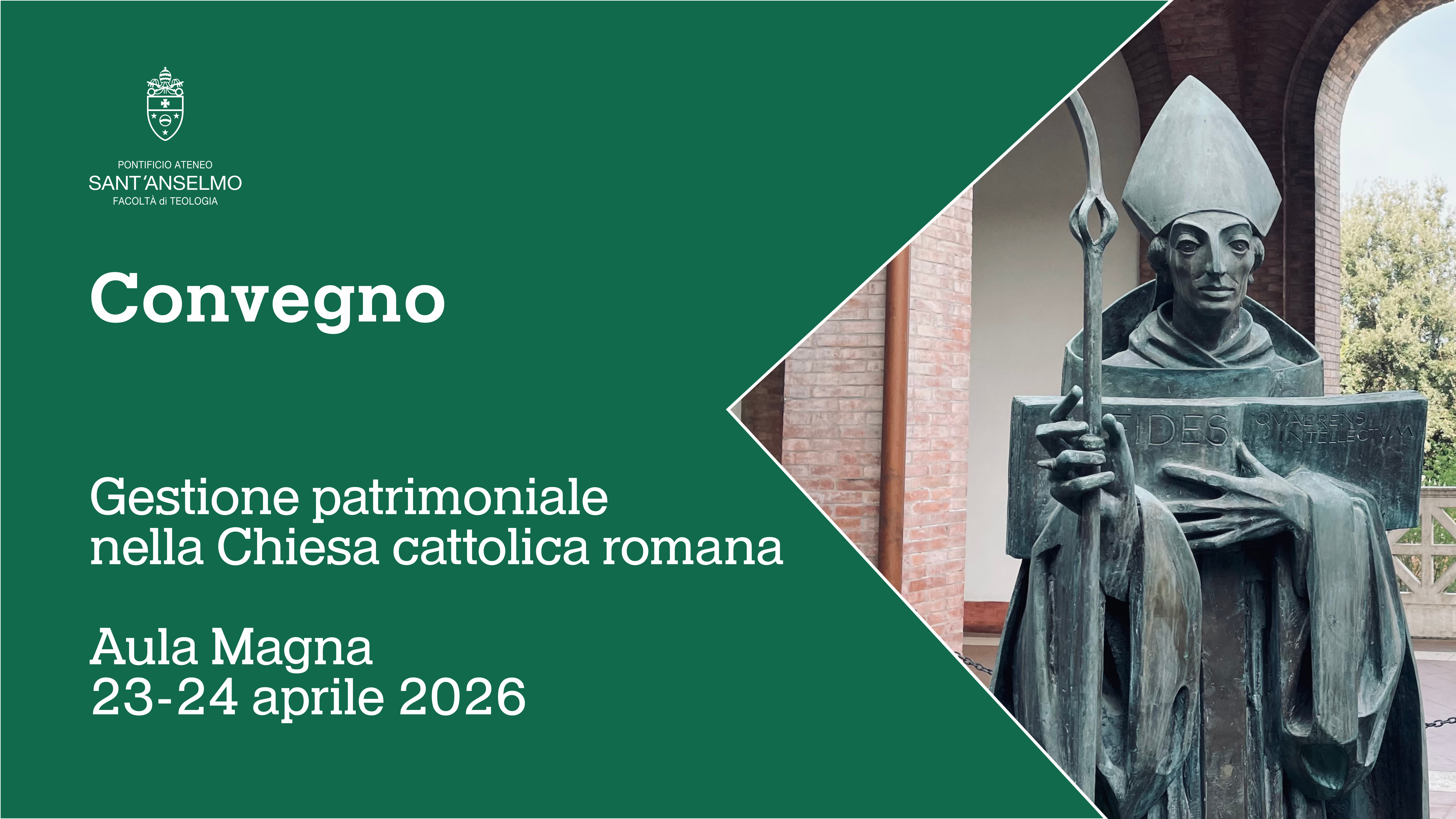 Convegno sulla gestione patrimoniale nella Chiesa cattolica romana