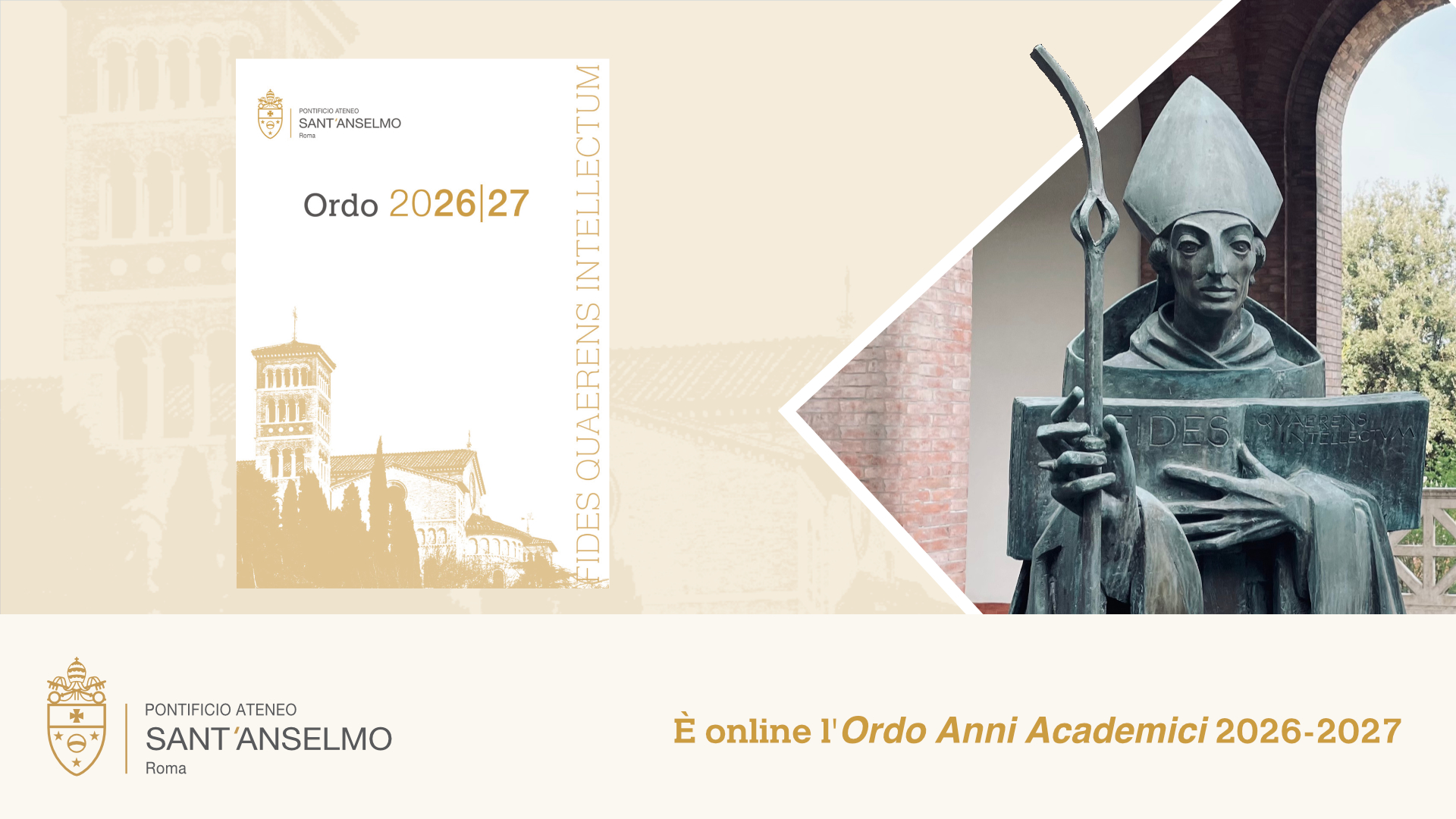 Ordo anni academici 2026-2027