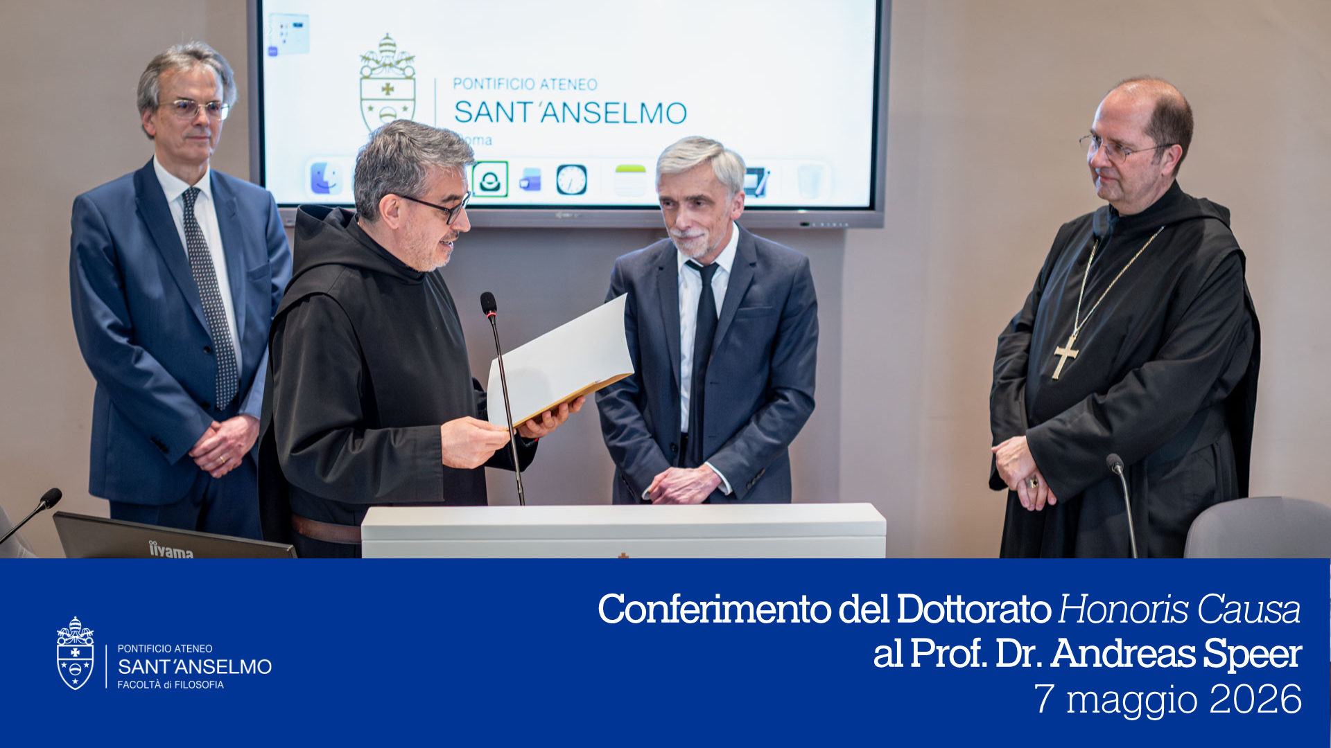 Conferito il Dottorato Honoris Causa al Prof. Dr. Speer