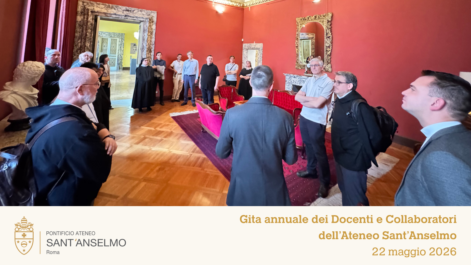 Gita annuale dei Docenti e Collaboratori dell’Ateneo Sant’Anselmo