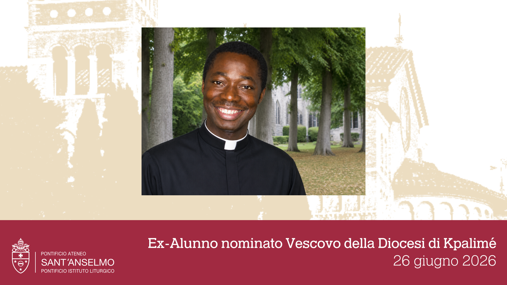 Nomina Ex-Alunno: Vescovo della Diocesi di Kpalimé (Togo)