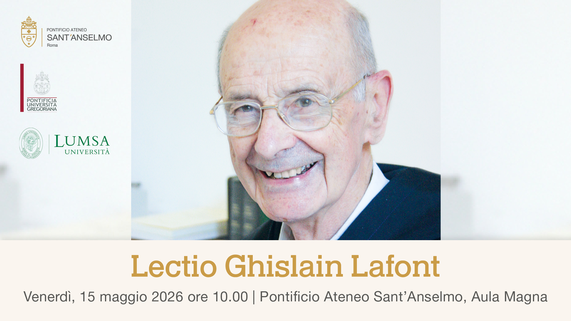 Lectio Ghislain Lafont 2026