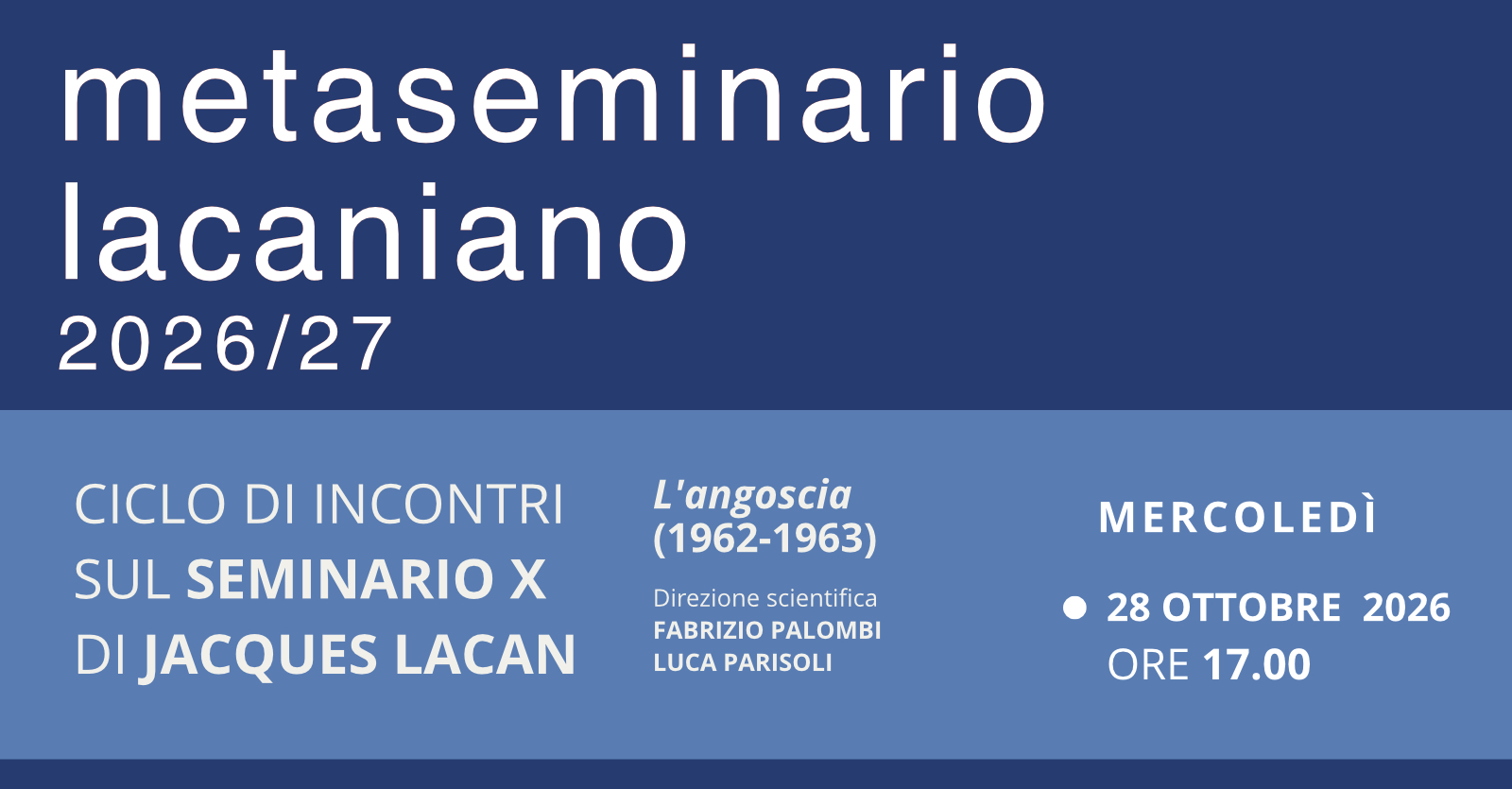 Metaseminario lacaniano 2026-27