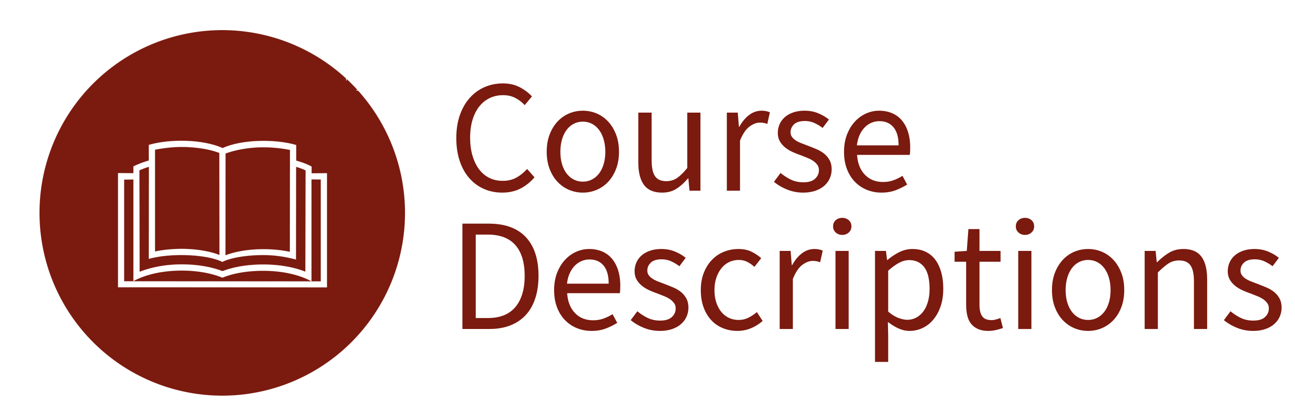 Course descriptions